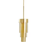 EBB & FLOW - A-spire Pendant, Brass / Golden Smoke - Brass