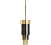 EBB & FLOW - A-spire Pendant, Brass / Smokey Grey - Brass
