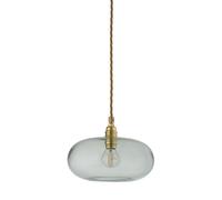 EBB & FLOW Horizon glass pendant light green Ø21cm