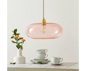 EBB & FLOW Horizon hanging lamp rose/gold Ø 36 cm