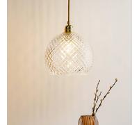 EBB & FLOW Rowan hanging lamp, gold Ø 22 cm