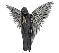 EBbels Soul Warrior Sculpture, Wall Hangings Resin Crafts, Halloween Soul Warrior Wings with Swords Wall Decoration, Horror Wall Statue for Home Decoration, Wedding, Gift