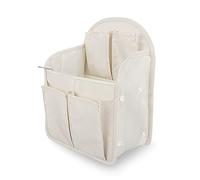 Ebbniur Backpack Organizer Insert, Oxford Fabric Travel Divider Bag for Men or Women, Lightweight Backpack Liner, Waterproof Organizer Pouch for Rucksack, Tote Bag, Shoulder Bag, Beige, S