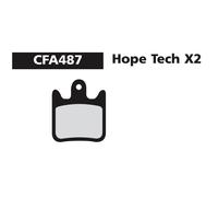 EBC Brake Disc Brake Pads - Standard - Green / FA487 - Hope Tech X2