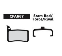 EBC Brake Disc Brake Pads - Standard - Green / FA667 - Sram Red 22 / Force CX1 / Rival 22