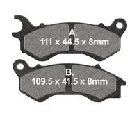 EBC Brakes SFA603HH Brake pad set