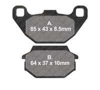 EBC Brake Pads Sfahh front SFA305HH Fits Kymco DJ 125 S 2012-2016