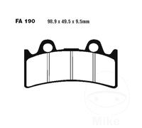 EBC Brake Pads Sintered EPFA190HH Fits Triumph Daytona 900 1994-1996