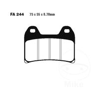 EBC Extreme Pro HH Brake Pad Set Front Left Moto Guzzi Sport 1200 8V 2008 - 2013