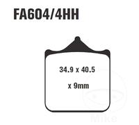 EBC Brake Pads Sintered EPFA604/4HH Fits Triumph Scrambler 900 2023