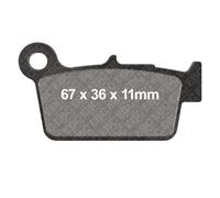 EBC Brakes FA367R Brake pad set