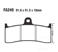 EBC Brake Pads Standard FA249