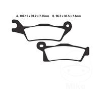 EBC Brake Pads Standard FA617TT For CAN-AM Outlander 450 Max Inter. 2018