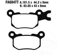 EBC Brake Pads Standard FA684TT