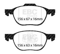 EBC Brakes DP41524R Yellowstuff Street And Track Brake Pads