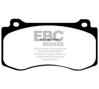 EBC Brakes DP41764R Yellowstuff Brake Pads