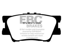 EBC Brakes DP41793R Yellowstuff Brake Pads