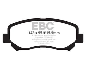 EBC Brakes DP42134R Yellowstuff Street And Track Brake Pads Fits 13-18 CX-5