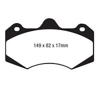 EBC Brakes DP5062NDX Blue stuff NDX Brake Pads
