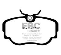 EBC Brakes DP5779NDX Blue stuff NDX Brake Pads