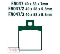 EBC Brakes FA047HH Brake pad set