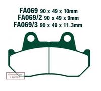 EBC Brakes FA069/3HH Brake pad set