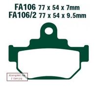EBC Brakes FA106TT Brake pad set