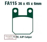 EBC Brakes FA115TT Brake pad set