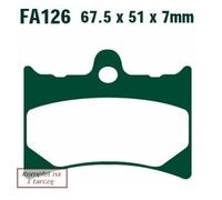 Ebc Fa-hh Series Fa126hh Sintered Brake Pads Black