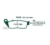 EBC Brakes FA142HH Brake pad set