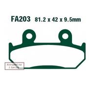EBC Brakes FA203HH Brake pad set