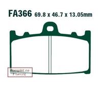 EBC Brakes FA366V Brake pad set