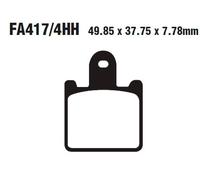 EBC Brakes FA417/4HH Brake pad set