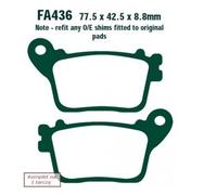 Ebc Fa-v Series Fa436v Sintered Brake Pads Black