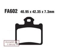 Ebc Fa-tt Series Carbon Fiber Fa602tt Brake Pads Black