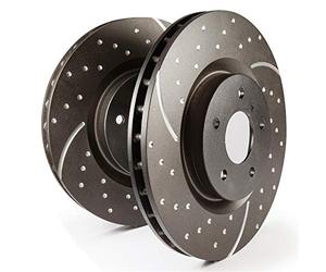 EBC Brakes GD7365 3GD Series Dimpled and Slotted Sport Rotor, Car Brake Discs