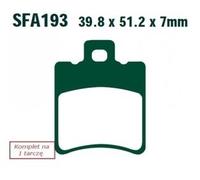 EBC Brakes SFA193HH Brake pad set