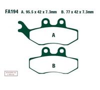 EBC Brakes SFA194HH Brake pad set