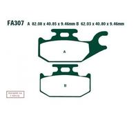 EBC Brakes SFA307HH Brake pad set
