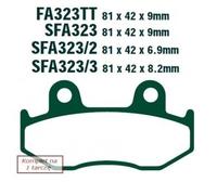 EBC Brakes SFA323HH Brake pad set