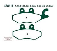 EBC Brakes SFA418HH Brake pad set