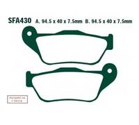 EBC Brakes SFA430HH Brake pad set