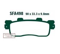 Ebc Sfa-hh Series Sfa498hh Sintered Brake Pads Black