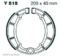Ebc Plain Series Organic Y515 Brake Shoe Silver