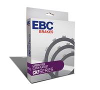 EBC CBN Fibre Clutch Plate Kit Kawasaki EJ 800 ACF W Solid Front Disc 2011-12