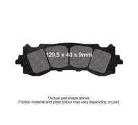 Ebc Fa717hh Fa717hh Brake Pads Black