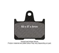 Ebc Fa-hh Series Fa254hh Sintered Brake Pads Black