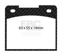 EBC DP4114R BRAKE PAD SET DISC BRAKE Rear