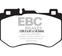 EBC Yellowstuff Front Brake Pads for MERCEDES-BENZ CClass (W205) C200 L DP42209R