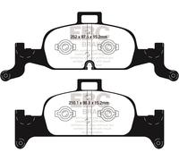 EBC DP42290R BRAKE PAD SET DISC BRAKE Front